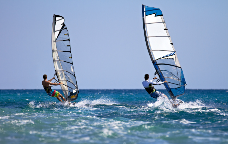 Windsurf nel mare di Lignano